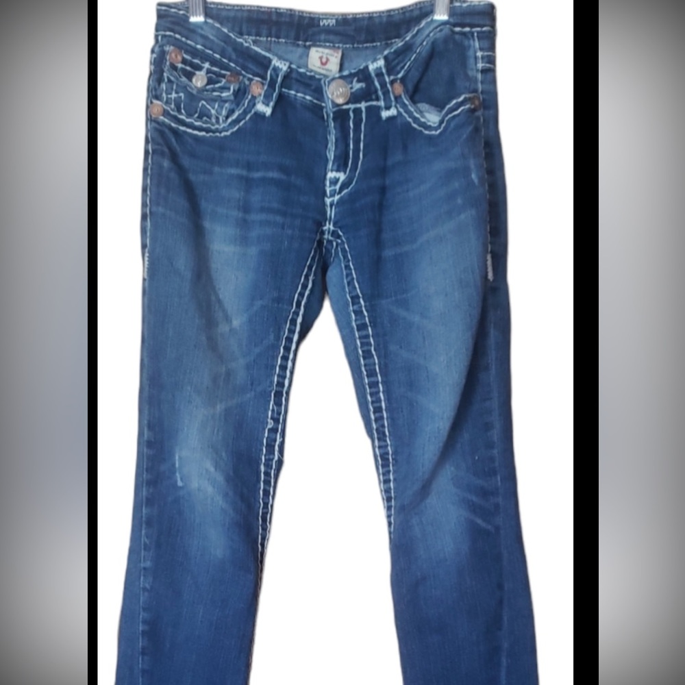 True Religion Joey T low rise jeans •y2k - Picture 2 of 10